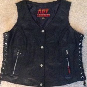 Ladies Leather Vest